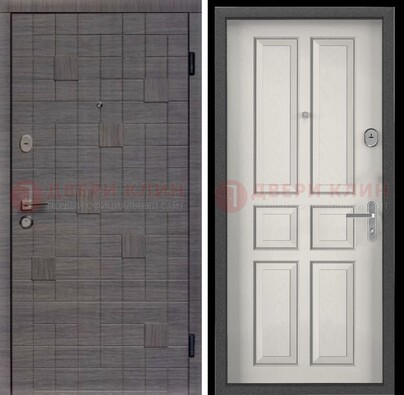 Cтальная дверь в квартиру с МДФ ДМ-488 в Егорьевске
