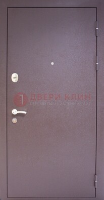 Сиреневая стальная дверь с нитроэмалью ДН-4 в Яхроме