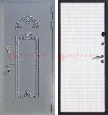 Черная входная дверь с порошковым покрытием ДП-67 в Вологде