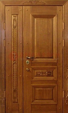 Распашная металлическая парадная дверь ДПР-62 в Яхроме