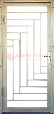 Железная решетчатая дверь с узором ДР-41 в Яхроме