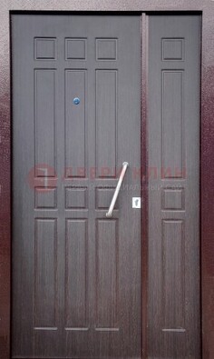 Коричневая тамбурная дверь ДТМ-30 в Яхроме