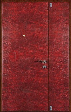 Красная тамбурная дверь ДТМ-33 в Яхроме