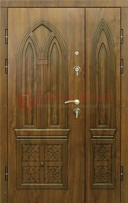 Входная дверь с виноритом и узором ДВТ-181 в Яхроме