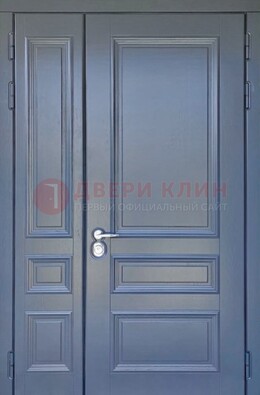 Темно-серая железная дверь с виноритом ДВТ-242 в Яхроме